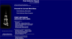 Desktop Screenshot of first-unitarian.com